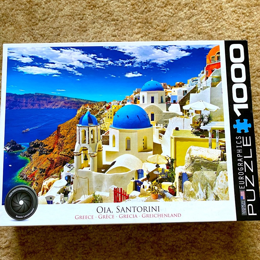 1000 Piece Jigsaw Puzzle Greece Landscape